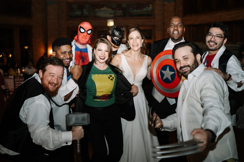 wedding super heroes
